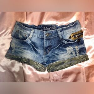 Vintage denim shorts